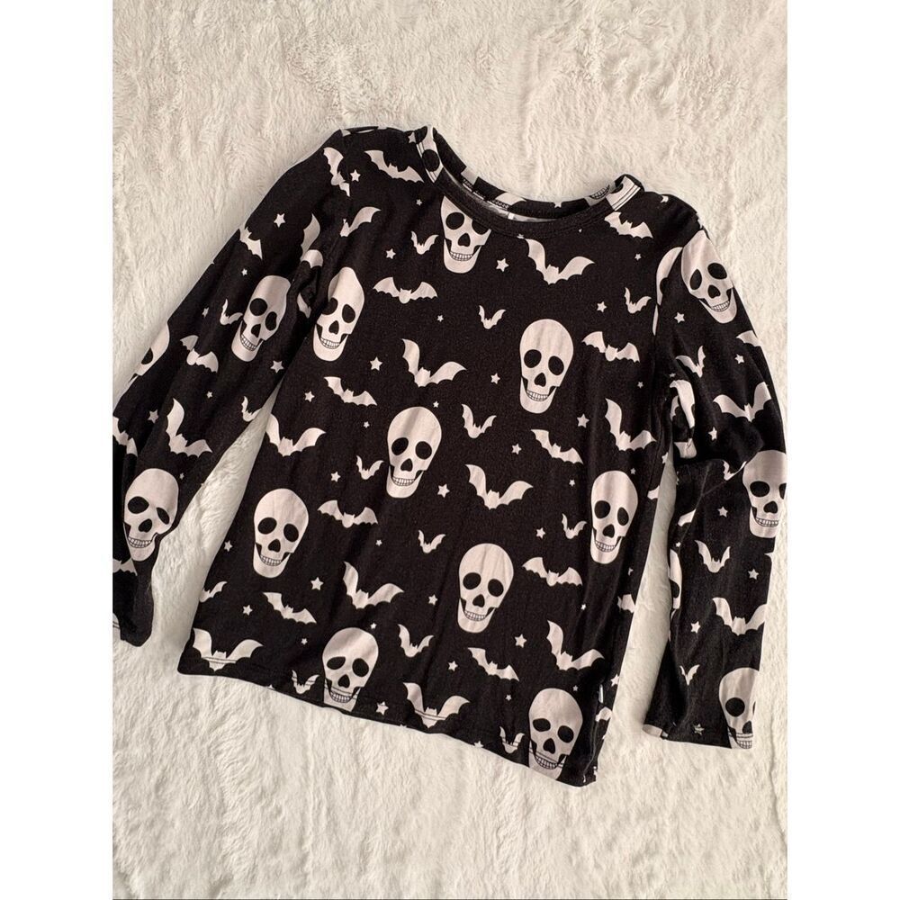 Posh Peanut Skelly Long Sleeve Shirt 5/6